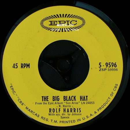 Rolf Harris - Tie Me Kangaroo Down, Sport / The Big Black Hat side B