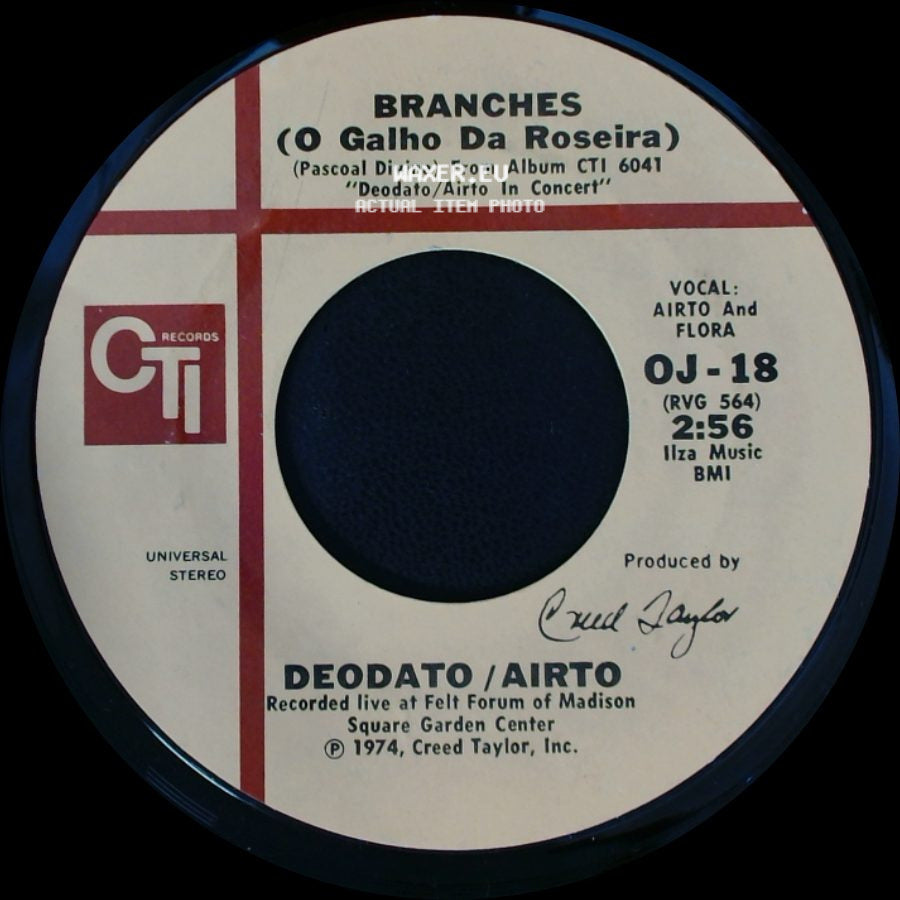 Deodato / Airto - Do It Again / Branches (O Galho Da Roseira) side B
