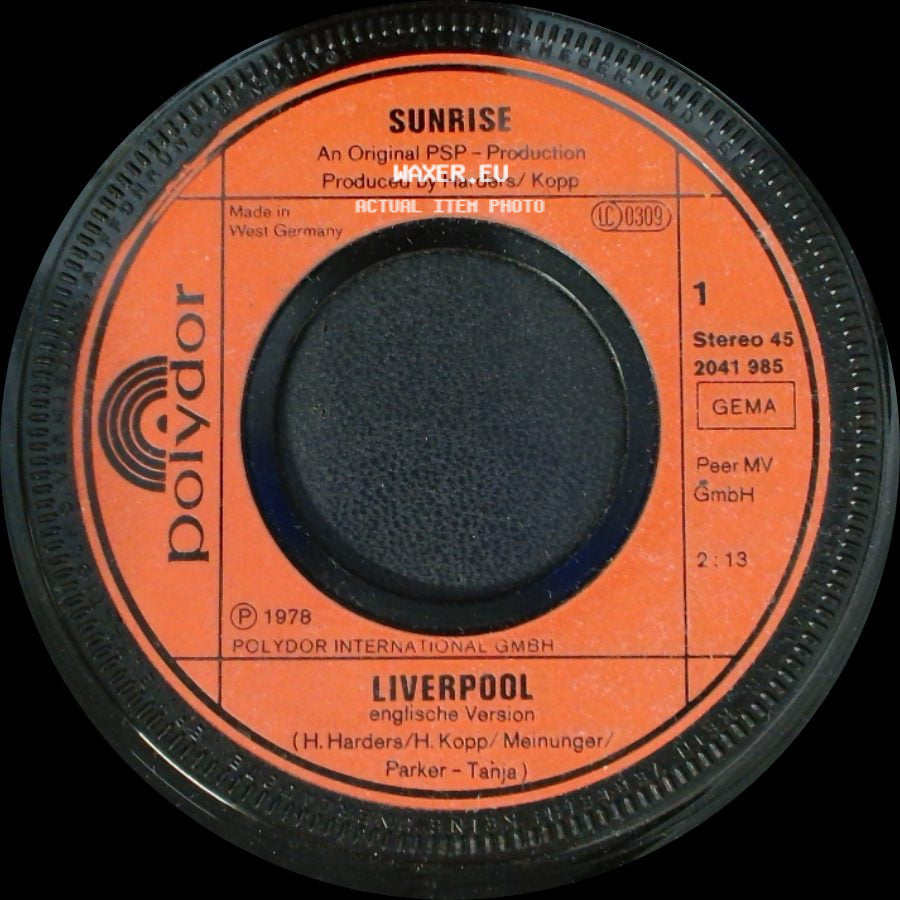 Sunrise - Dana (Vocal) / Liverpool side B