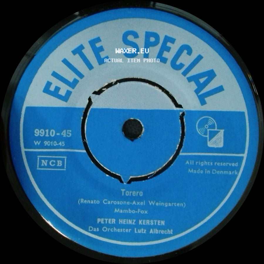 Peter Heinz Kersten - Torero / Bambina (Nel Blu, Dipinto Di Blu) side A
