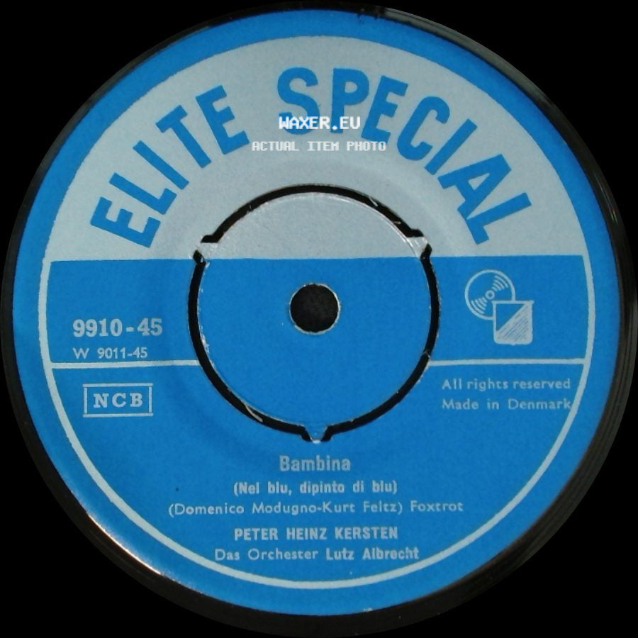 Peter Heinz Kersten - Torero / Bambina (Nel Blu, Dipinto Di Blu) side B