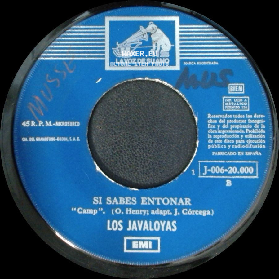 Los Javaloyas - Si Sabes Entonar / Obladi Oblada side A
