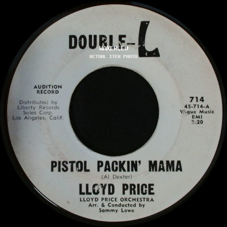 Lloyd Price - Pistol Packin' Mama / Tennessee Waltz side A