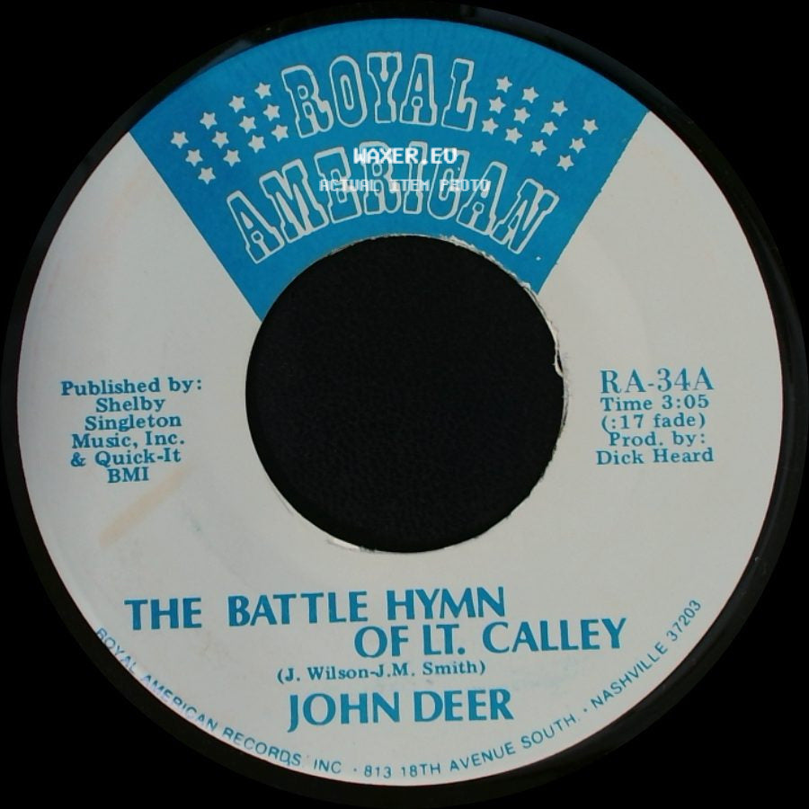 John Deer - Sittin' In Atlanta Station / The Battle Hymn Of Lt. Calley side B
