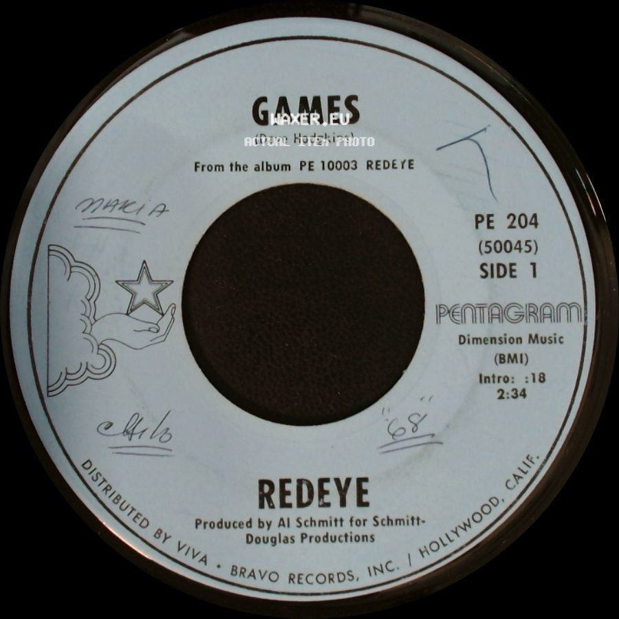 Redeye - Games / Collections Of Yesterday And Now side A