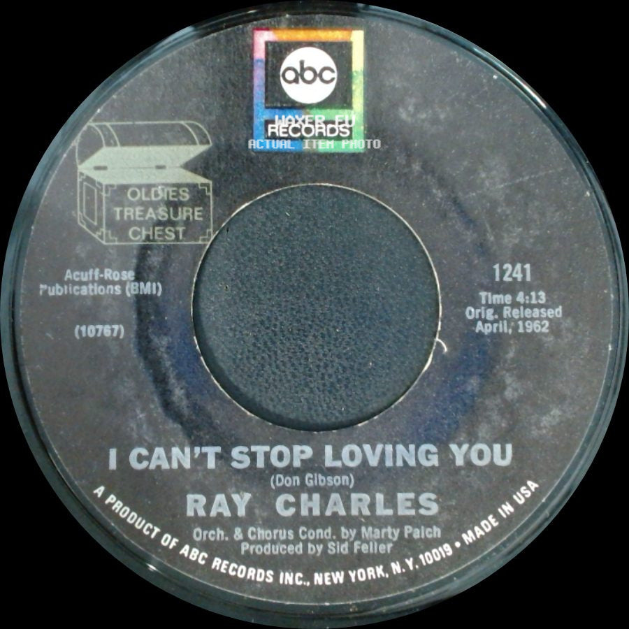 Ray Charles - You Are My Sunshine / I Can't Stop Loving You side B