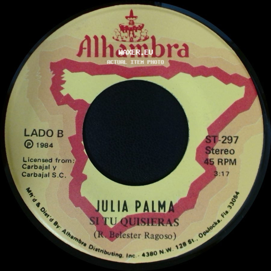 Julia Palma - Huracan / Si Tu Quisieras side B