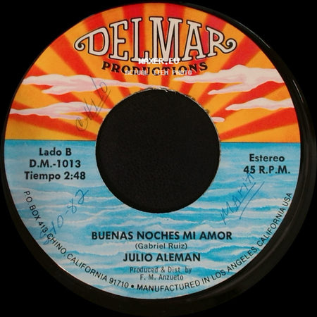 Julio Aleman - Ojitos De Enga A1a A Veinte / Buenas Noches Mi Amor side B