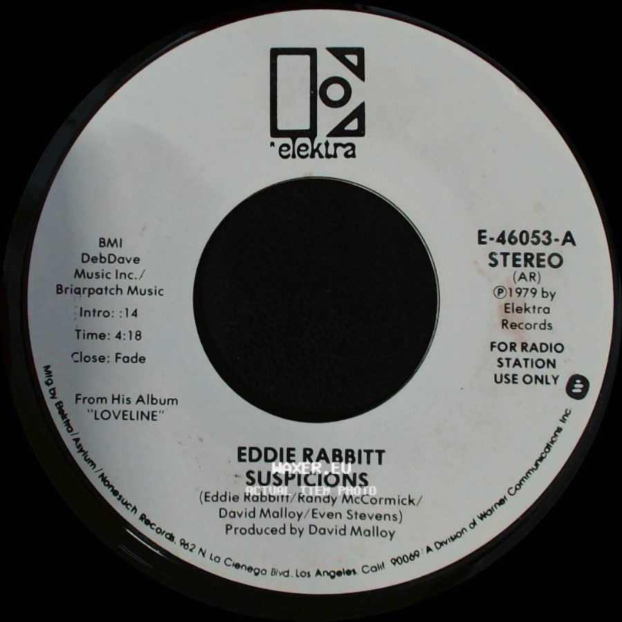 Eddie Rabbitt - Suspicions / Suspicions side A