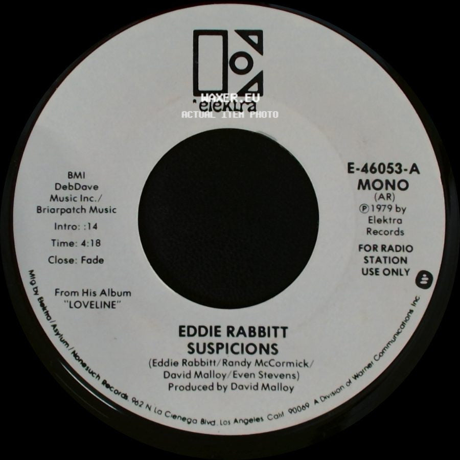 Eddie Rabbitt - Suspicions / Suspicions side B