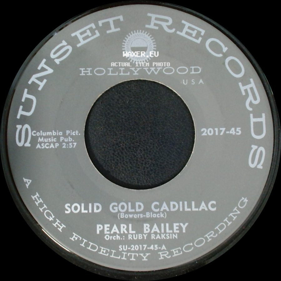 Pearl Bailey - Hit The Road To Dreamland / Solid Gold Cadillac side B
