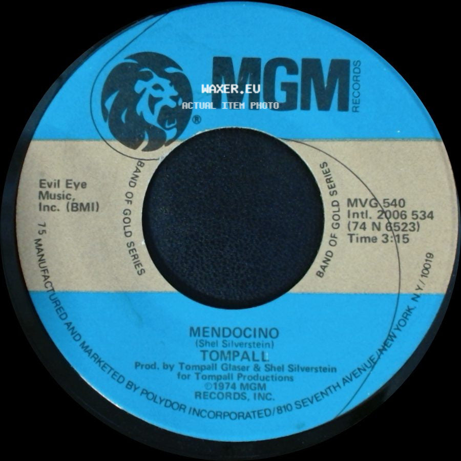Tompall - Put Another Log On The Fire (Male Chauvinist National Anthem) / Mendocino side B