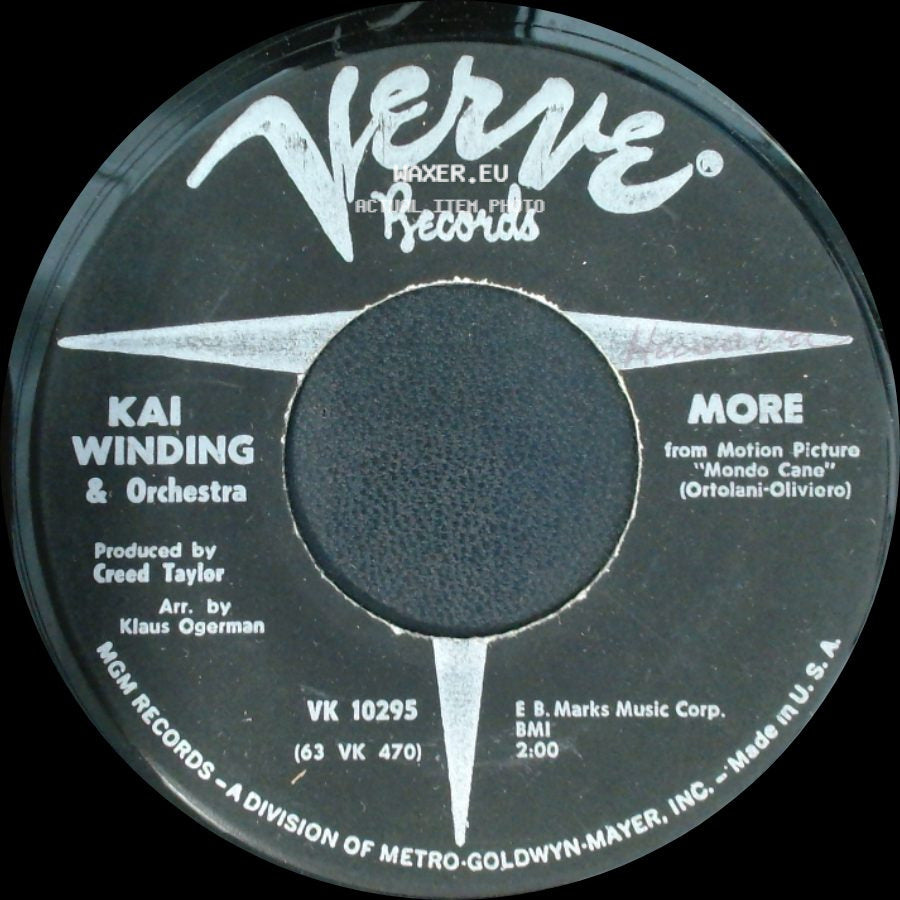 Kai Winding & Orchestra - More / Comin' Home Baby side A