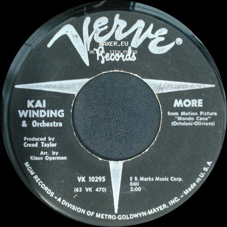 Kai Winding & Orchestra - More / Comin' Home Baby side A