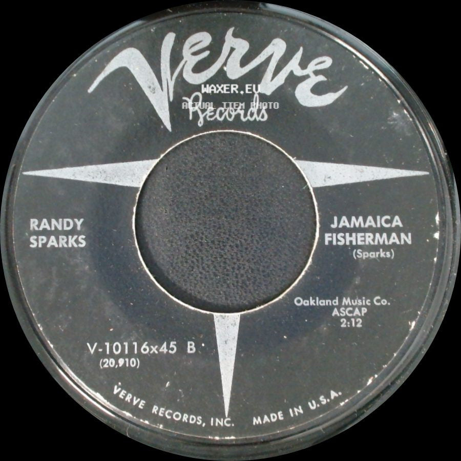 Randy Sparks - Walkin' The Low Road / Jamaica Fisherman side B