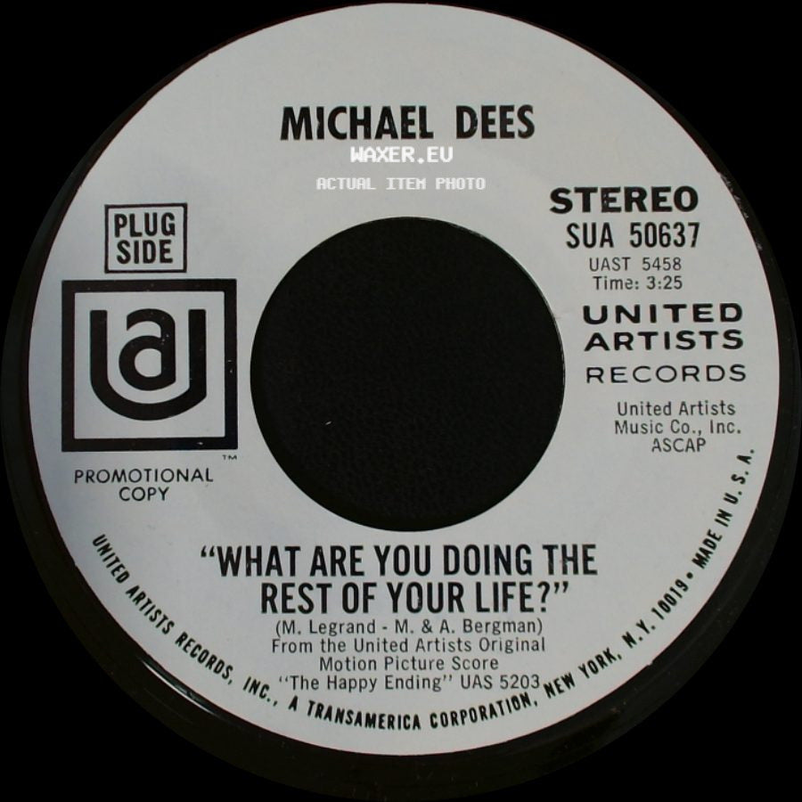 Michael Dees / Michel Legrand And His Orchestra - What Are You Doing The Rest Of Your Life? / Whistle While You Swing side A