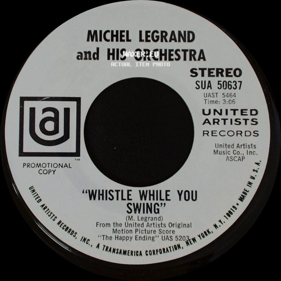 Michael Dees / Michel Legrand And His Orchestra - What Are You Doing The Rest Of Your Life? / Whistle While You Swing side B