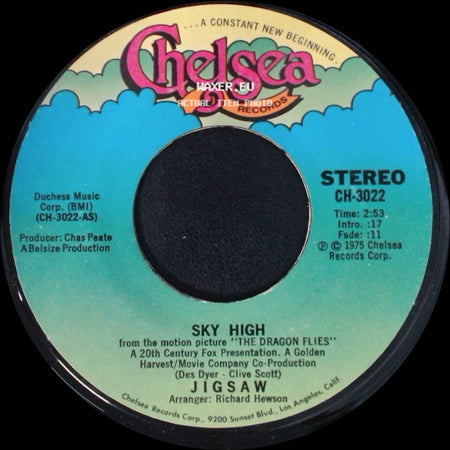 Jigsaw - Brand New Love Affair / Sky High side B