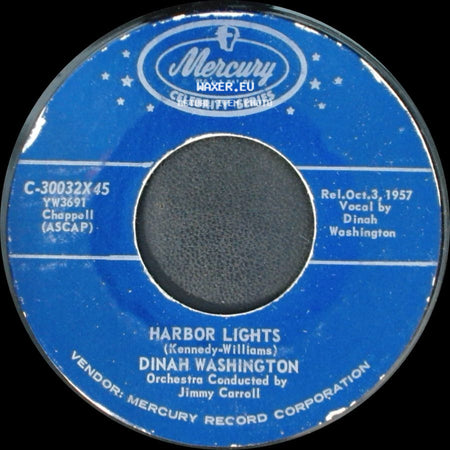 Dinah Washington - Harbor Lights / Cold, Cold Heart side A
