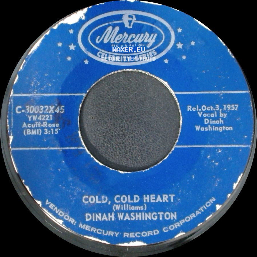 Dinah Washington - Harbor Lights / Cold, Cold Heart side B