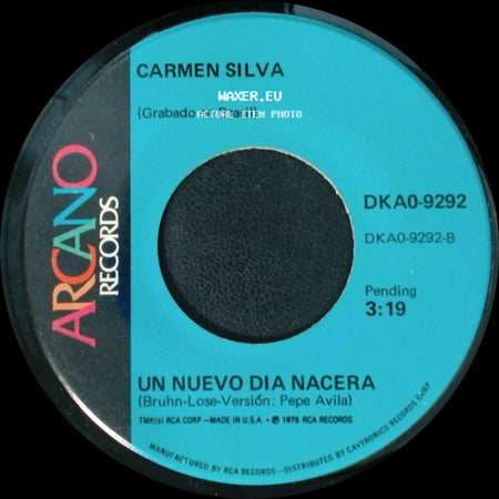 Carmen Silva - Amor Con Amor Se Paga / Un Nuevo Dia Nacera side B