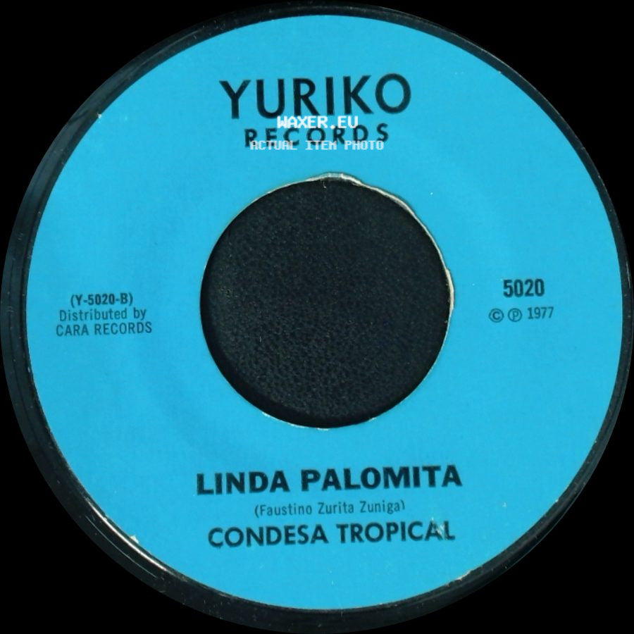 Condesa Tropical - Mi Venganza / Linda Palomita side B