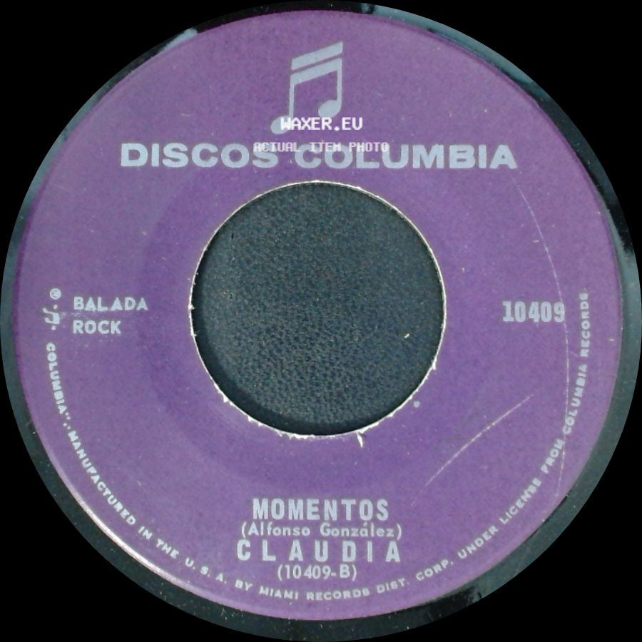 Claudia - Momentos / El Condor side A