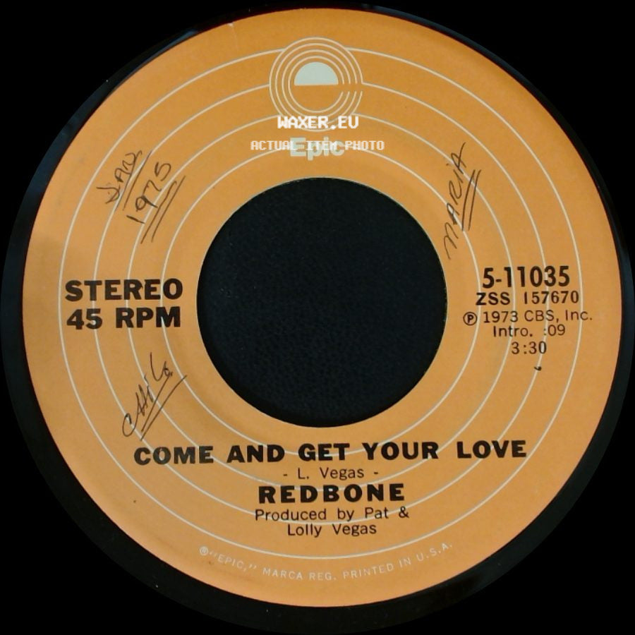 Redbone - Day To Day Life / Come And Get Your Love side B