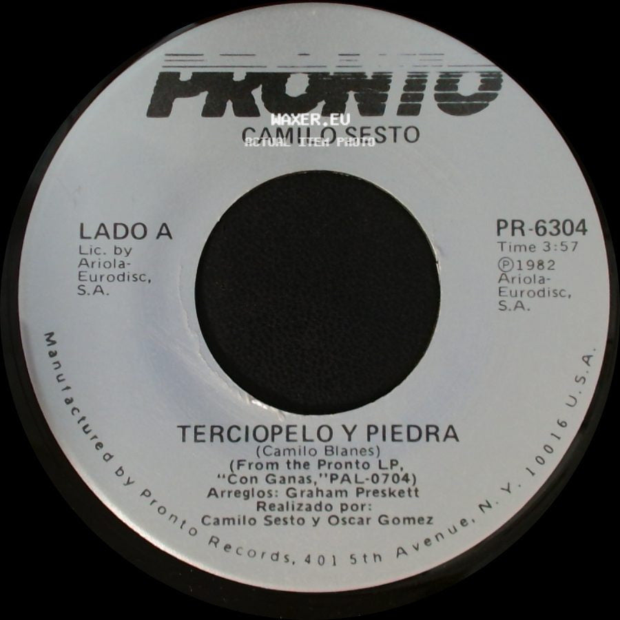 Camilo Sesto - Terciopelo Y Piedra / Mi Mundo Tu side A