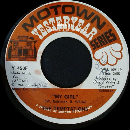 The Temptations - The Way You Do The Things You Do / My Girl side B
