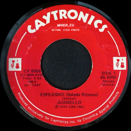 Juanello - Espejismo (Balada Ritmica) / Pagina Leida (Balada Ritmica) side A