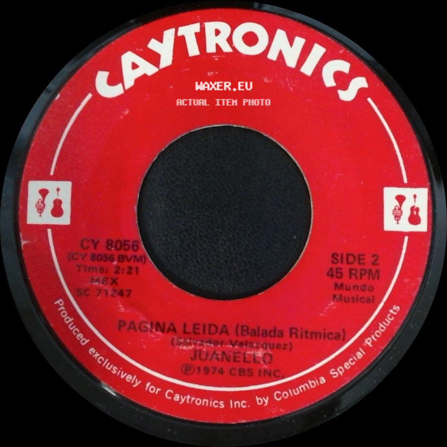 Juanello - Espejismo (Balada Ritmica) / Pagina Leida (Balada Ritmica) side B
