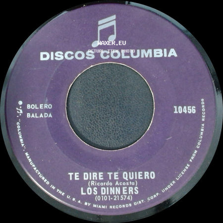 Los Dinners - Te Dire Te Quiero / La Parranda side A