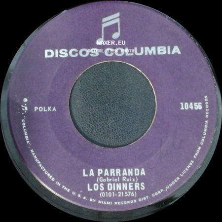 Los Dinners - Te Dire Te Quiero / La Parranda side B