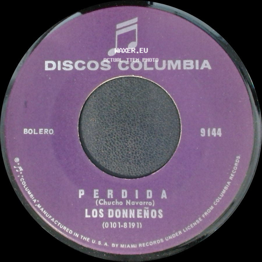 Los Donneños - Besos De Papel / Perdida side B