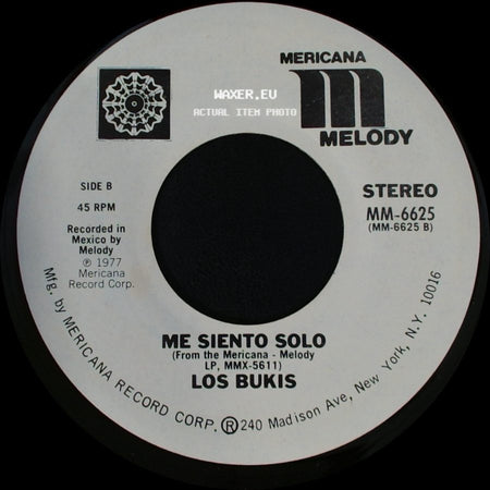 Los Bukis - Los Alambrados / Me Siento Solo side B
