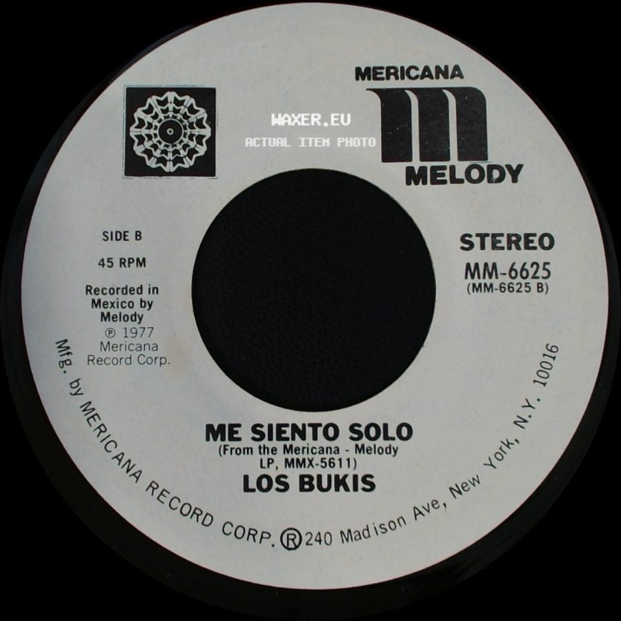 Los Bukis - Los Alambrados / Me Siento Solo side B