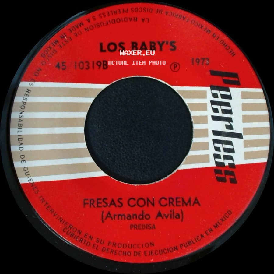 Los Baby's - Cebollitas Verdes / Fresas Con Crema side B