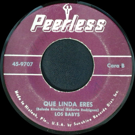 Los Babys - Cariño / Que Linda Eres side B