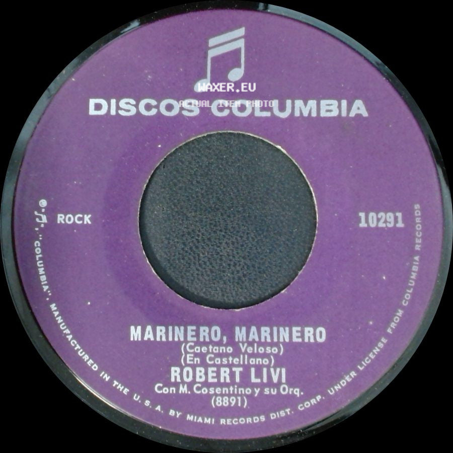 Robert Livi - Marinero, Marinero / Preciso Conversar Con Dios side A