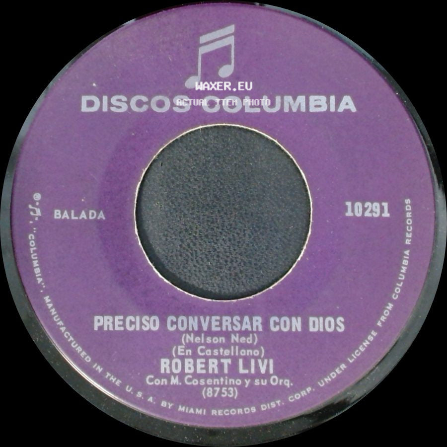 Robert Livi - Marinero, Marinero / Preciso Conversar Con Dios side B