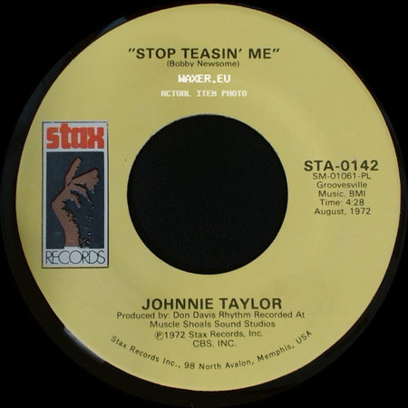 Johnnie Taylor - Stop Doggin' Me / Stop Teasin' Me side B