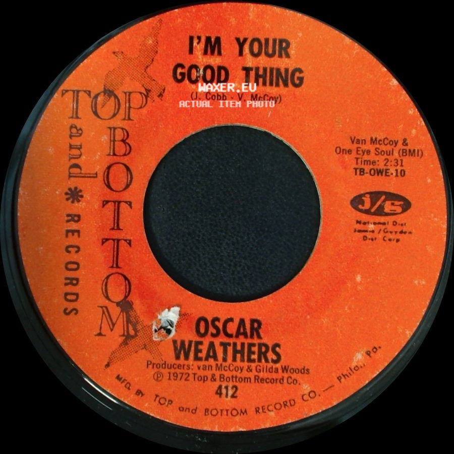 Oscar Weathers - I'm Your Good Thing / Pledging My Love side A
