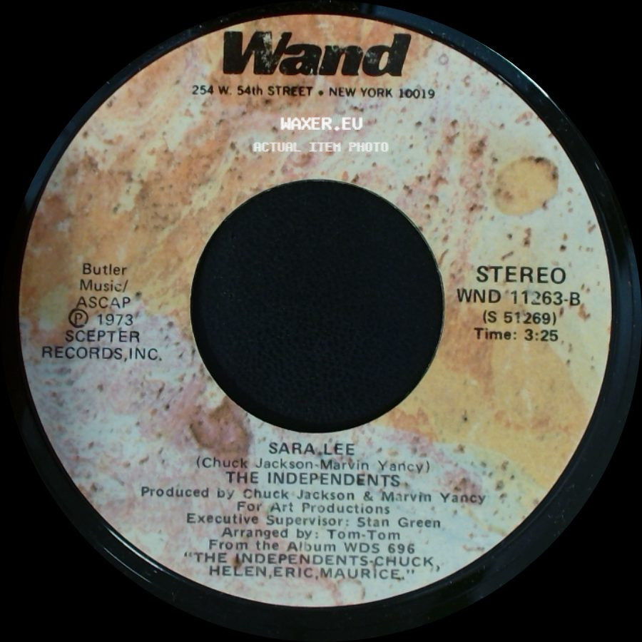 The Independents - Sara Lee / It's All Over side A