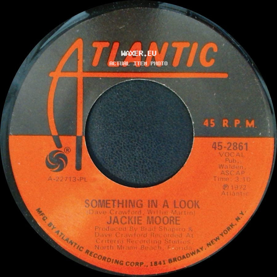 Jackie Moore - Darling Baby / Something In A Look side B