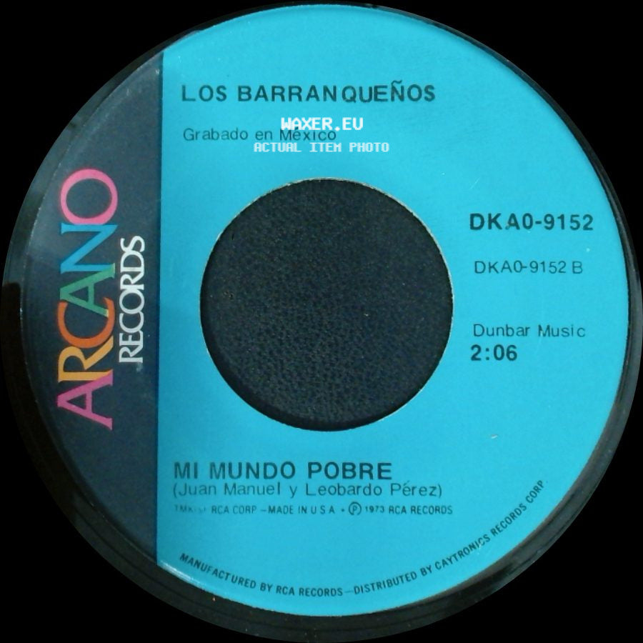 Los Barranqueños - Que La Dejen Ir Al Baile Sola / Mi Mundo Pobre side B