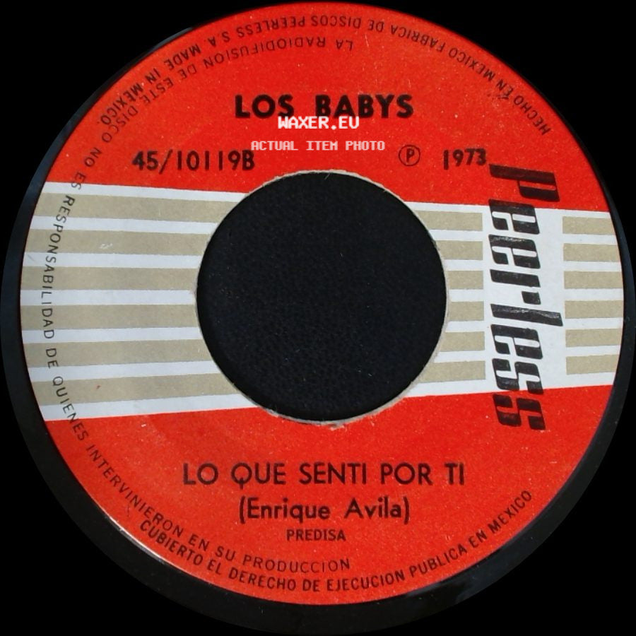 Los Babys - Promesas De Amor (Aranda-Rodríguez) / Lo Que Senti Por Ti side B
