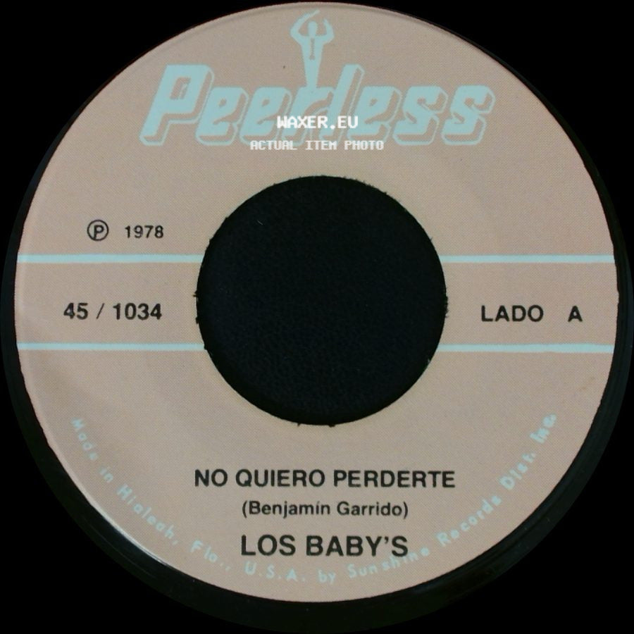 Los Baby's - No Quiero Perderte / Amor Del Alma side A