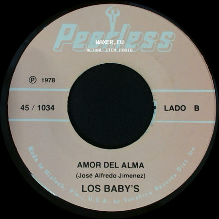Los Baby's - No Quiero Perderte / Amor Del Alma side B