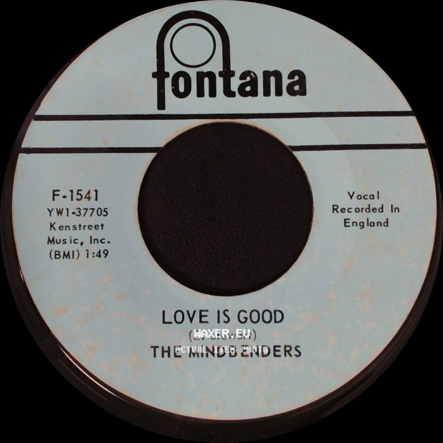The Mindbenders - A Groovy Kind Of Love / Love Is Good side B